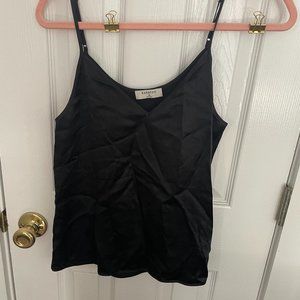 Aritzia Babaton Black Silk Camisole XS